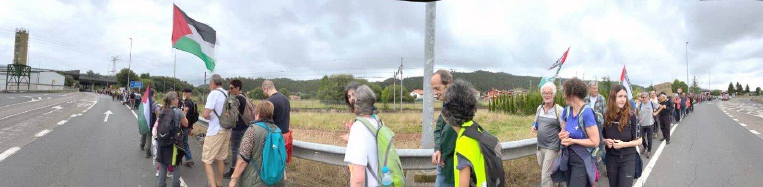 Panorámica de la marcha